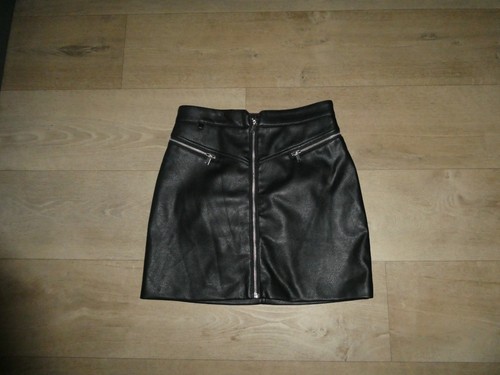 Divided leder rock - h&m,