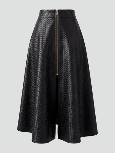 Damen lackleder rock high - lackleder,