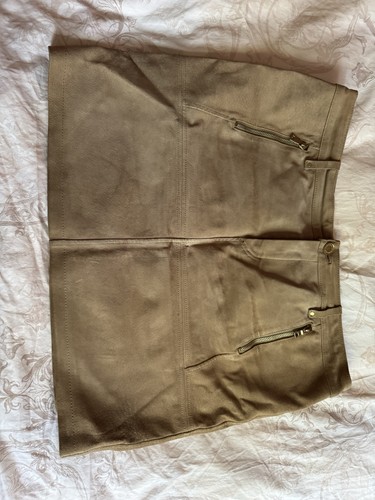 Leder minirock - leder,