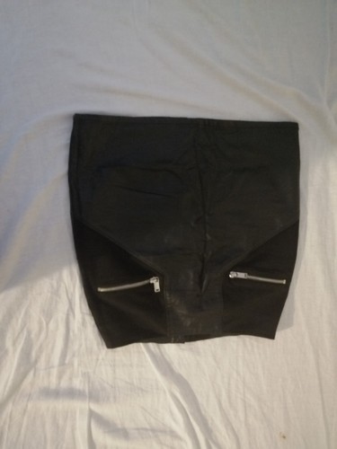 Leder minirock schwarz - minirock,,