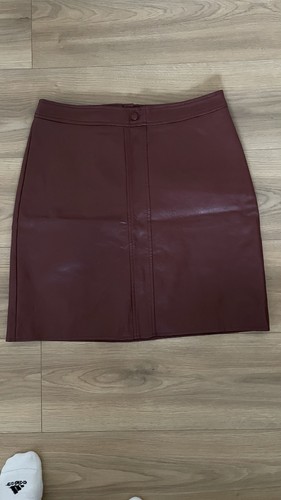Eleganter rock rot - eleganter, lederoptik