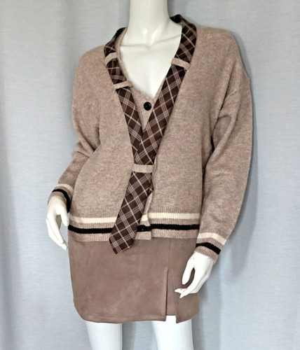 Wildleder waschleder minirock - wildleder,