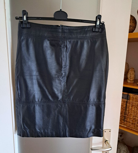 Bleistiftrock echtleder - h&m,