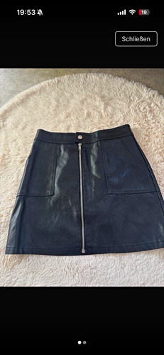 Shein damen minirock leder - shein,