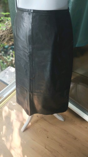Echt lederrock schwarz sehr - echt, lederrock,
