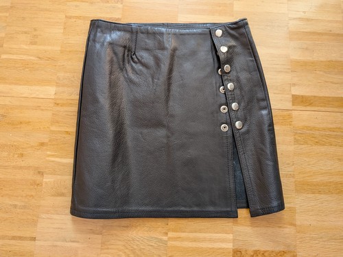 Damen echtleder mini rock - damen,