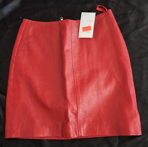 Roter nappaleder rock - rock,