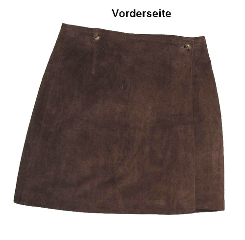 Kurzer velours lederrock - kurzer, /