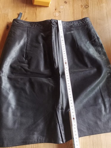 Echt leder rock schwarz - echt-leder-rock, gr.