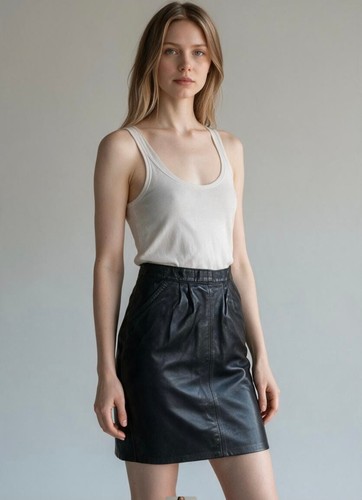 Lederrock minirock damen - lederrock,