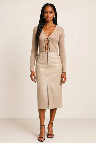 Reserved black line midi - reserved, rock