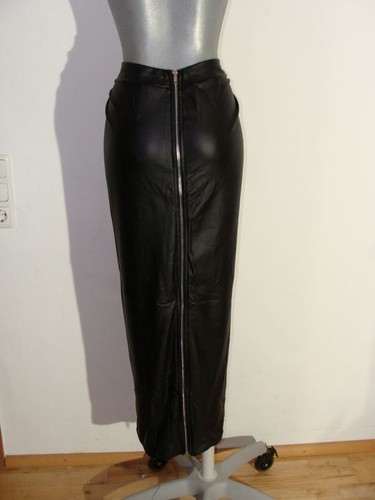 Hobble skirt leder - leder, look