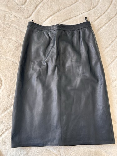 Damen leder bleistiftrock - leder,
