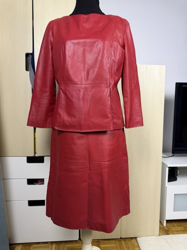 Damen leder kostüm teilig - damen,